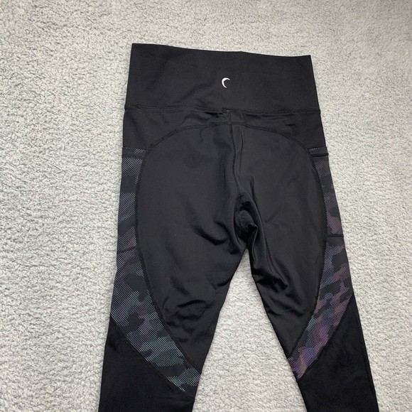 Zyia Active Black Capri Leggings Size 8-10 Athletic Side Pockets - Picture 9 of 14